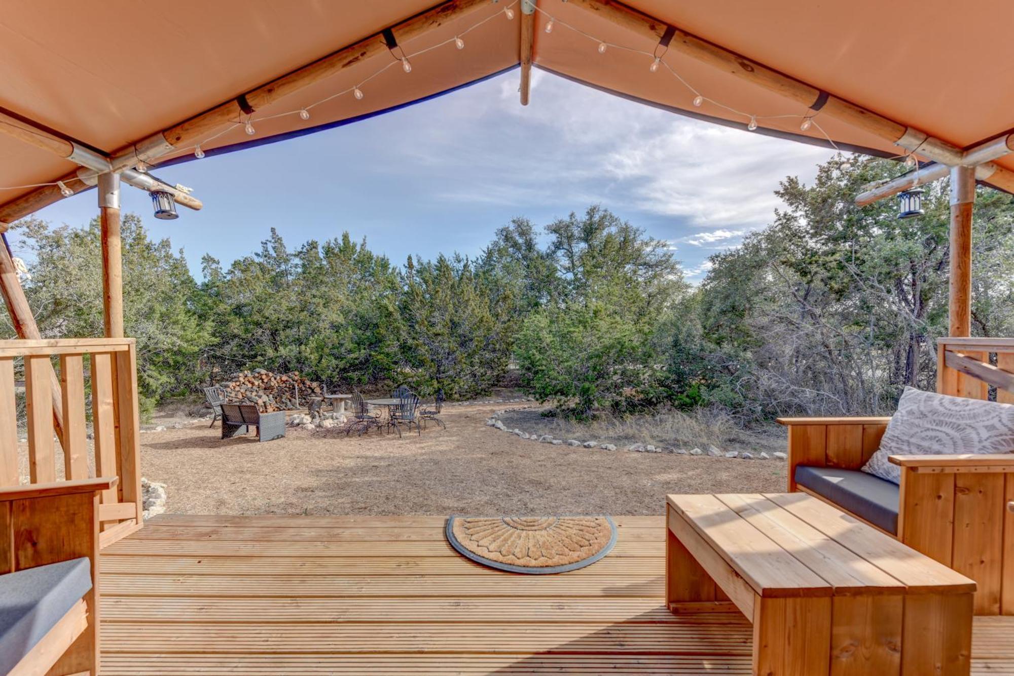 12 Fires Luxury Glamping With Heating #2 Hotell Johnson City Exteriör bild