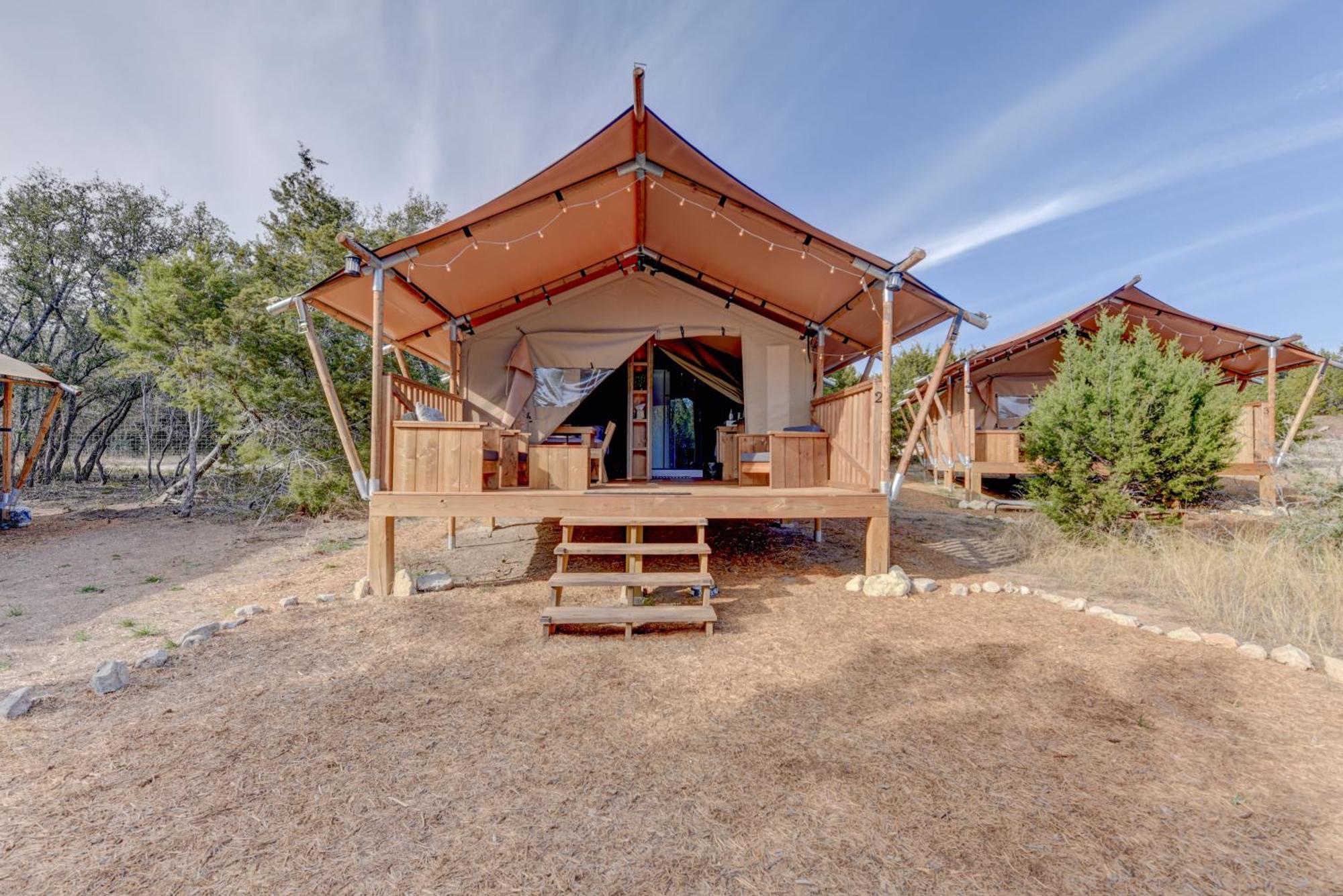 12 Fires Luxury Glamping With Heating #2 Hotell Johnson City Exteriör bild